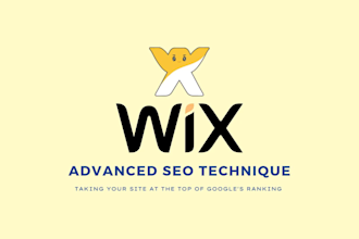 do advance wix SEO, I am hubspot certified s e o expert