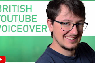 record a british youtube voice over
