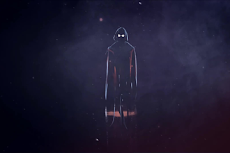 create scary halloween horror gaming logo intro animation