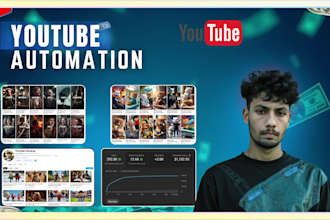 create faceless videos, SEO optimize and manage your channel