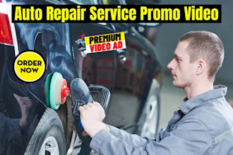 do auto repair video or car detailing, windshield repair, body repair shop video