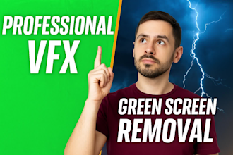 do professional vfx and green screen removal