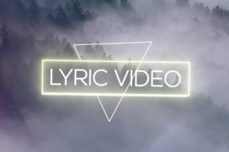 create an animated lyric video