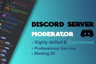 24 Best discord moderator Services To Buy Online | Fiverr