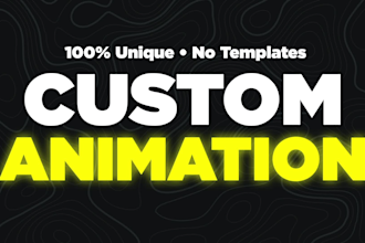 create a custom 2d logo animation from scratch