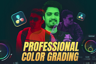 do professional color grading by senior colorist