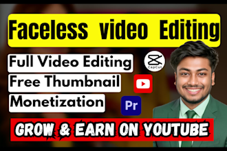 make best faceless youtube videos for your cash cow channel and help you to grow