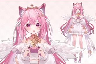 design nsfw live2d vtuber model and rig your custom pngtuber avatar for stream