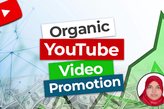 do organic youtube video promotion for channel growth