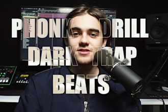 produce a dark trap, drill, brazilian, or drift phonk beats