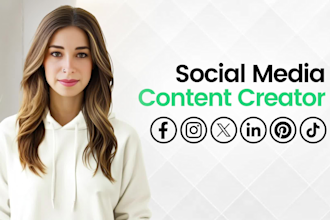 be your social media manager and content creator