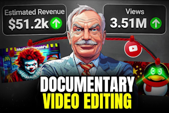 do documentary video editing in sunny v2 vox magnet media style for youtube