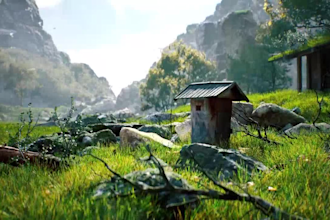 create 3d environment for game and video, unreal engine, level design, concept