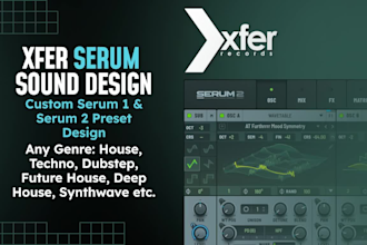 create custom serum presets