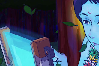 create a 2d animation for your music video