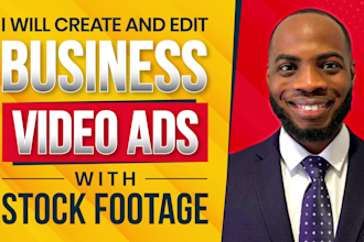 create and edit business video ads with stock footage