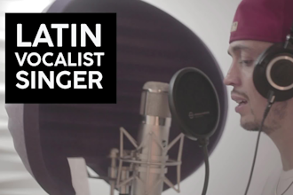 provide professional latin vocalist services for your song