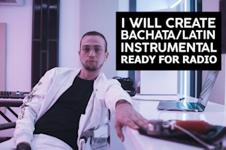 produce an original, high quality bachata instrumental beat
