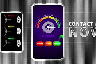 create motivational and educational neon glowing animation videos