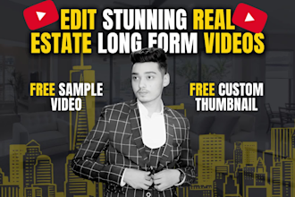 edit stunning real estate long form videos to showcase your listings on youtube