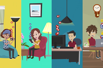create 2d animated explainer video or sales video in 24 hrs