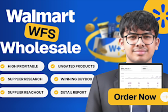 manage your walmart wfs wholesale business as your VA