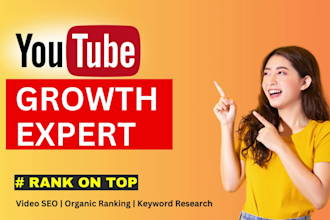 be your best youtube video SEO expert for organic growth