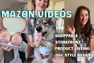 create amazon influencer shoppable videos for your product, pets kids products