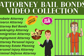 do bail bond video or attorney bail bonds 2d animation video