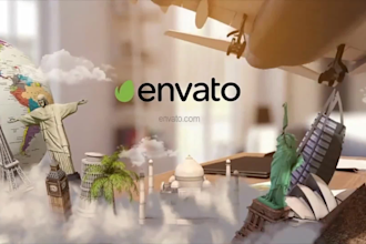 edit travel logo animation or intro