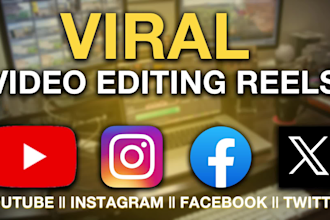 do video editing reels for instagram, tiktok, youtube