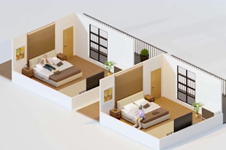 do professional 2d and 3d isometric animation to explain your ideas 3d isometric