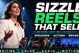 create actor, speaker, presenter highlight demo reel