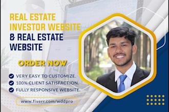 real estate investor website and real estate website