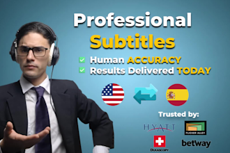 translate and add english or spanish subtitles to your video