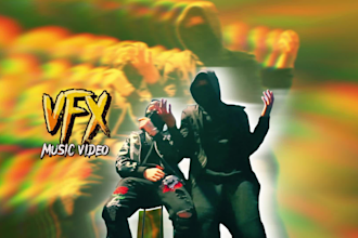 professionally edit your rap, hip hop or trap music video with cinematic effects