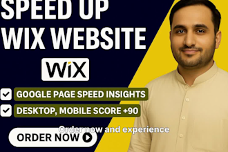 speed up wix website and fix core web vitals for pagespeed insights