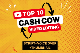 make top 10 youtube cash cow videos