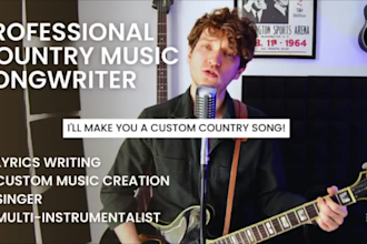 be your country music songwriter