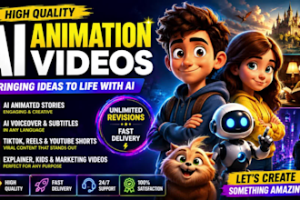 create ai animation stories and ai tiktok videos