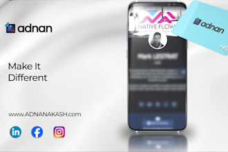 make digital business card nfc or vfc card intro animation
