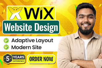 build wix website, design wix or redesign wix website for your business