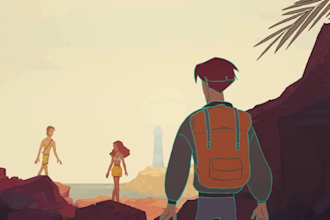 do 2d cartoon animation, animated music video, 2d short film or anime animation