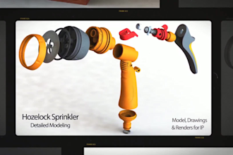3d model, technical drawings, renders and animate