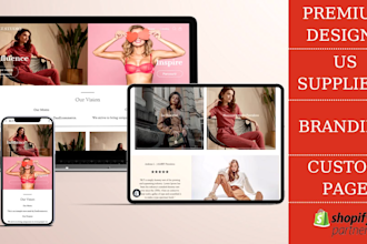 build you a high converting shopify store brand website