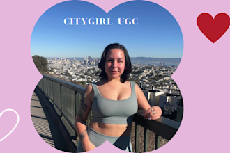 be your city girl with tattoos to create ugc tiktok and instagram ads