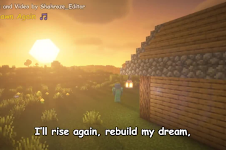 record and edit your minecraft music and cinematic story video