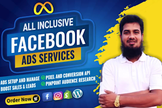 be ads manager to setup facebook ads campaign,ig ads and shopify fb advertising