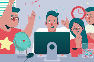 create 2d animated explainer video or 2d animation video