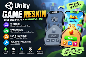 reskin your unity game